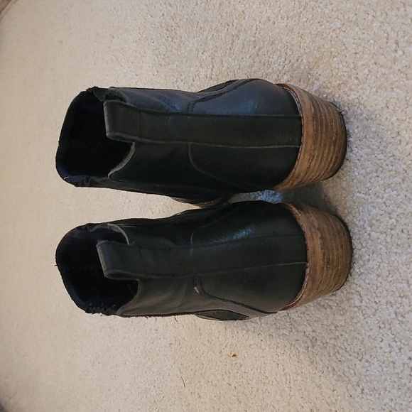 Gap Black Leather Chelsea Western Boots - Picture 4 of 6